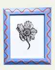 Blue & Pink Wiggle Poppy Original Artwork by Ley Lines