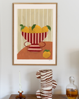 Frankie Penwill - Lemons in Striped Bowl