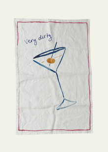  Very Dirty Martini - Linen Tea Towel
