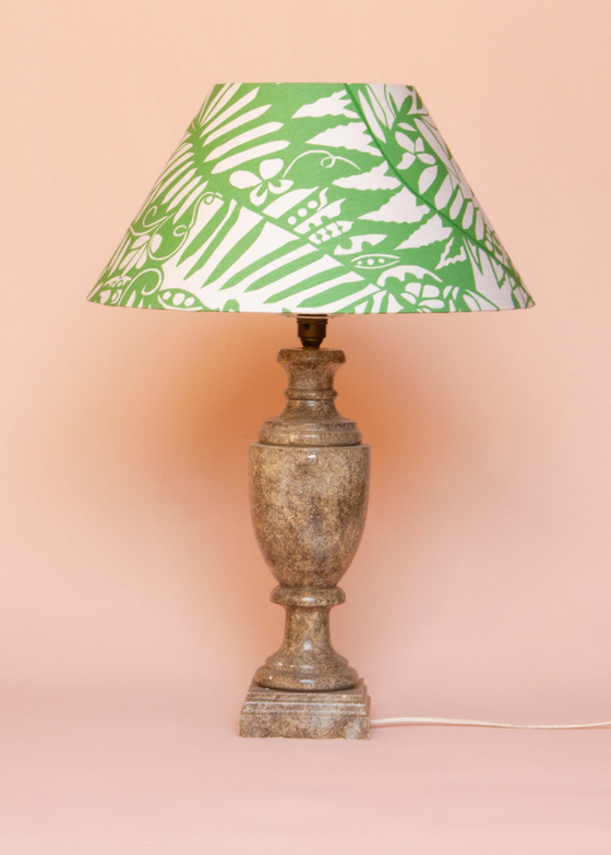 Vetch Screen Printed Linen Lampshade — Large, by Jessie De Salis