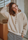 Emile et Ida Ecru Sherpa Jumper