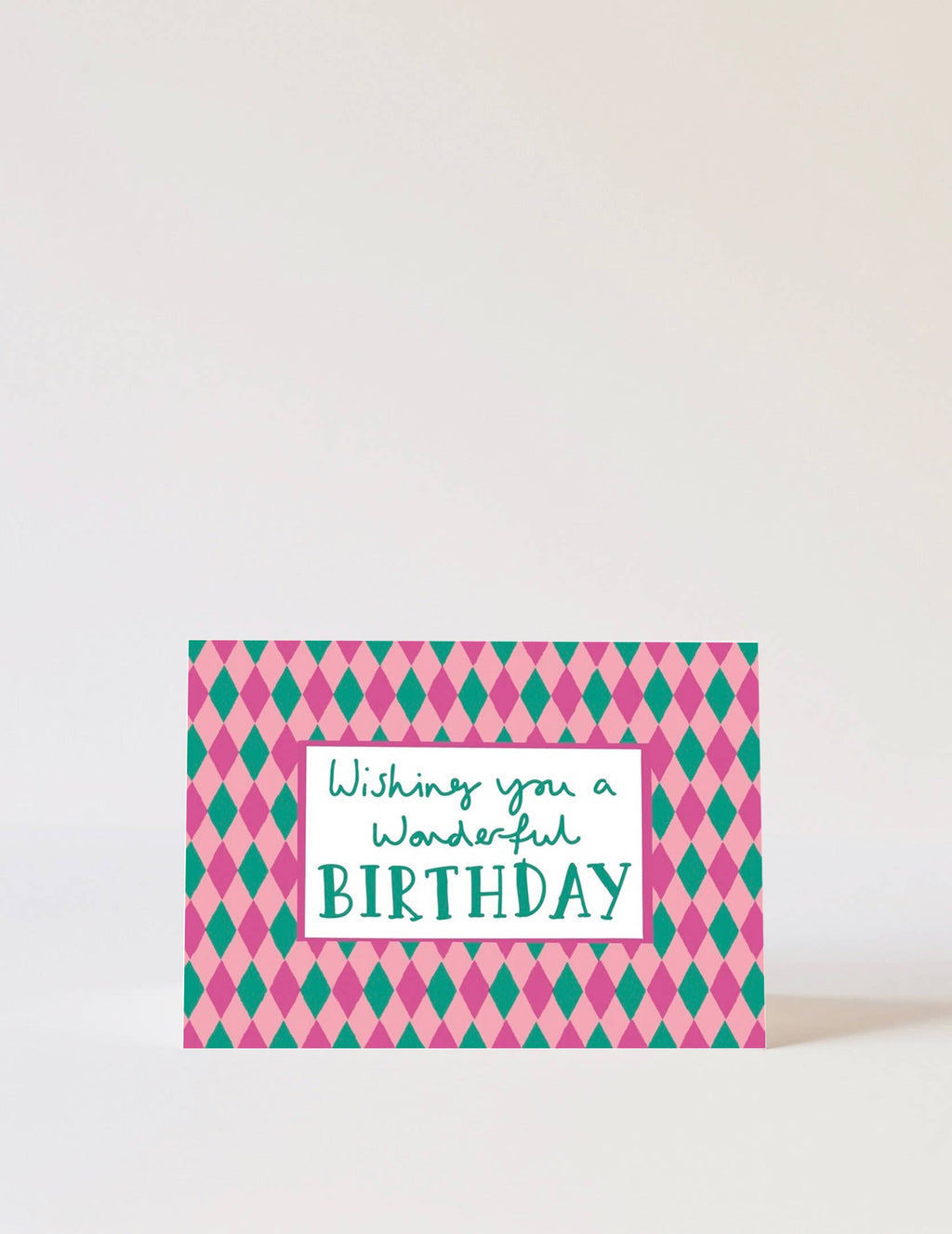 Heather Evelyn - Wonderful Birthday Harlequin Card