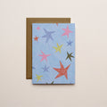 Molly Stredwick - A6 Greeting Card – Illustrated Stars Blank Greeting Card