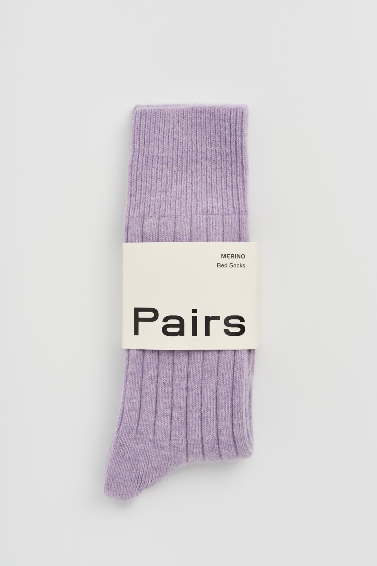 Pairs Socks - Merino Bed Socks - Parma Violet