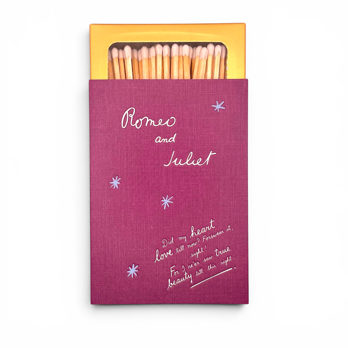The Matchbox Maker - Romeo and Juliet Matches