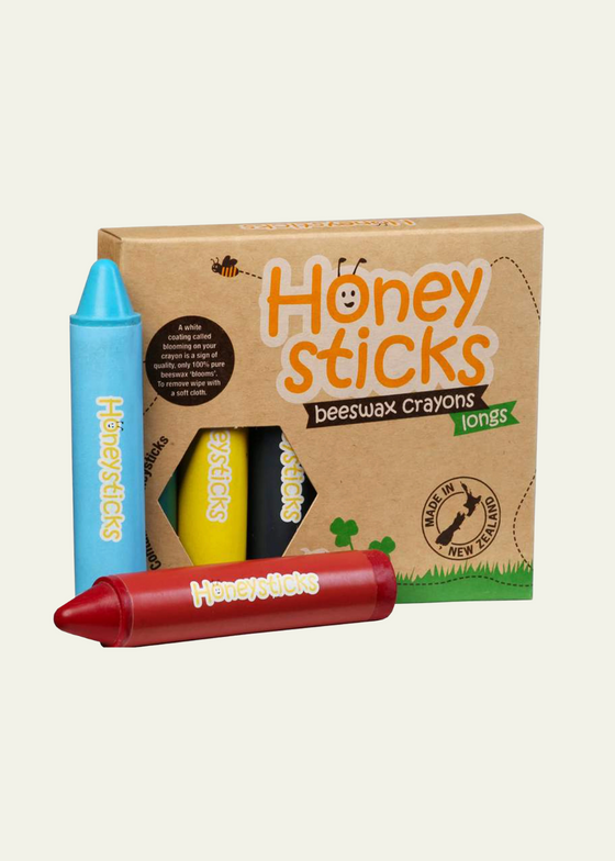 Honeysticks Longs Natural Beeswax Crayons