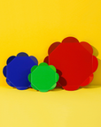 Large Flower Tray - Red