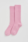 Pairs Socks - Merino Bed Socks - Sugar Pink