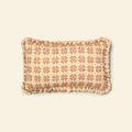YONDER. quilted frill cushion cover, Prairie Honey, small