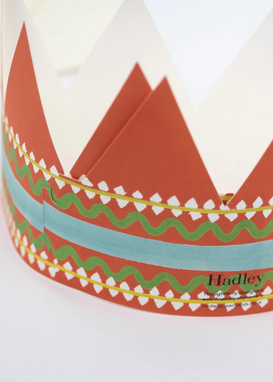 Hadley Paper Goods Birthday King Party Hat Greetings Card