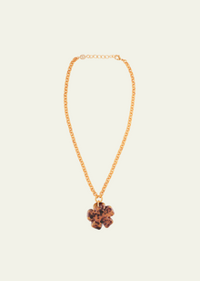 Clover Mustard Belcher Chain Necklace