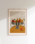 Frankie Penwill - Fruit in Striped Bowl