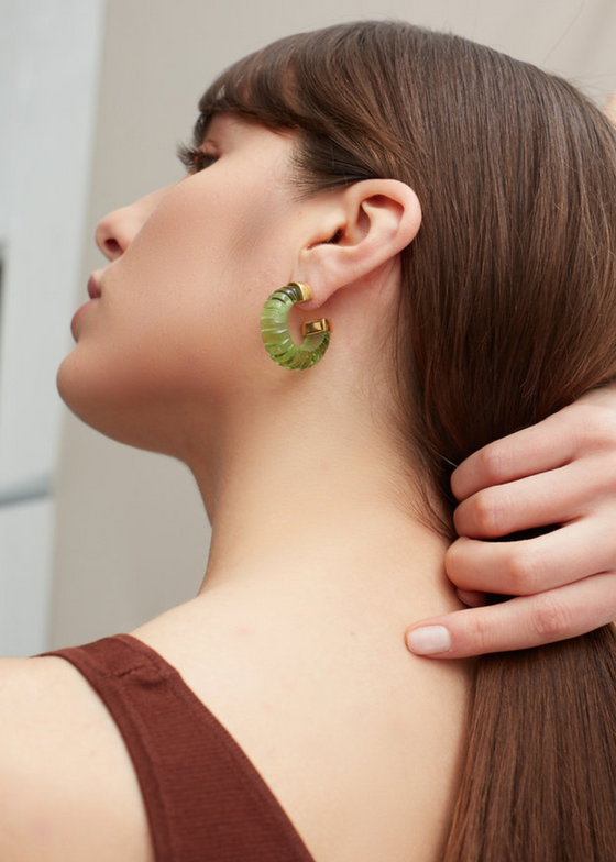 Shyla Jewellery Esme Earrings Green