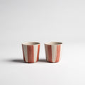 Kindred Mugs - Cornflower Beaker - Brushed Berry Red - Small (Set of 2)