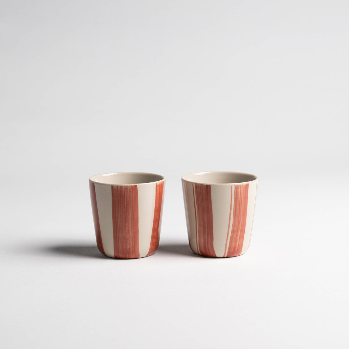 Kindred Mugs - Cornflower Beaker - Brushed Berry Red - Small (Set of 2)