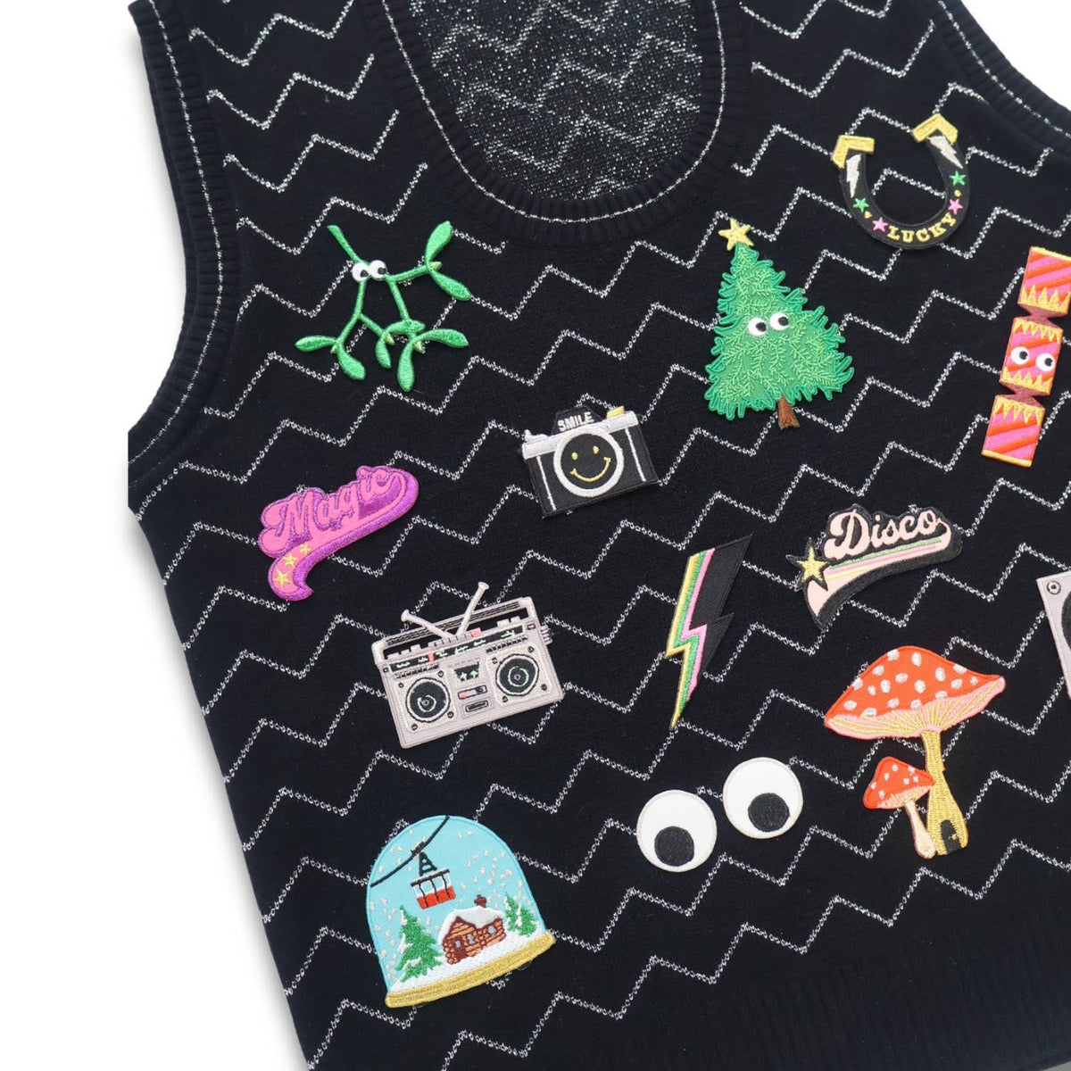 Petra Boase - Googly Eyes Iron-On Embroidered Patches