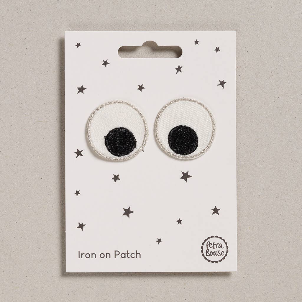 Petra Boase - Googly Eyes Iron-On Embroidered Patches