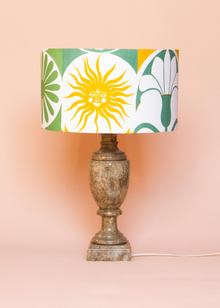  Springtide Screen Printed Linen Lampshade by Jessie De Salis