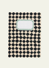 Hadley Paper Goods A5 Black and White Chequered Notebook
