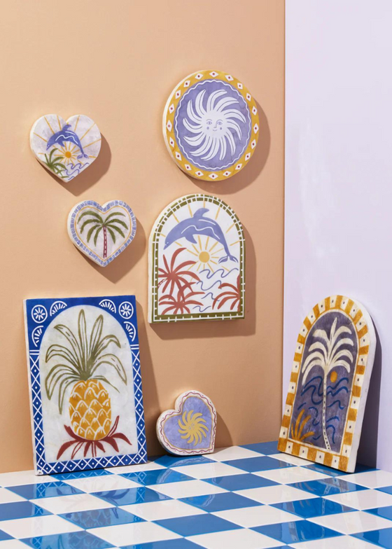 Soleil Palm Wall Art Tile