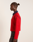 Damson Madder Bibi Boxy Reversible Cardigan
