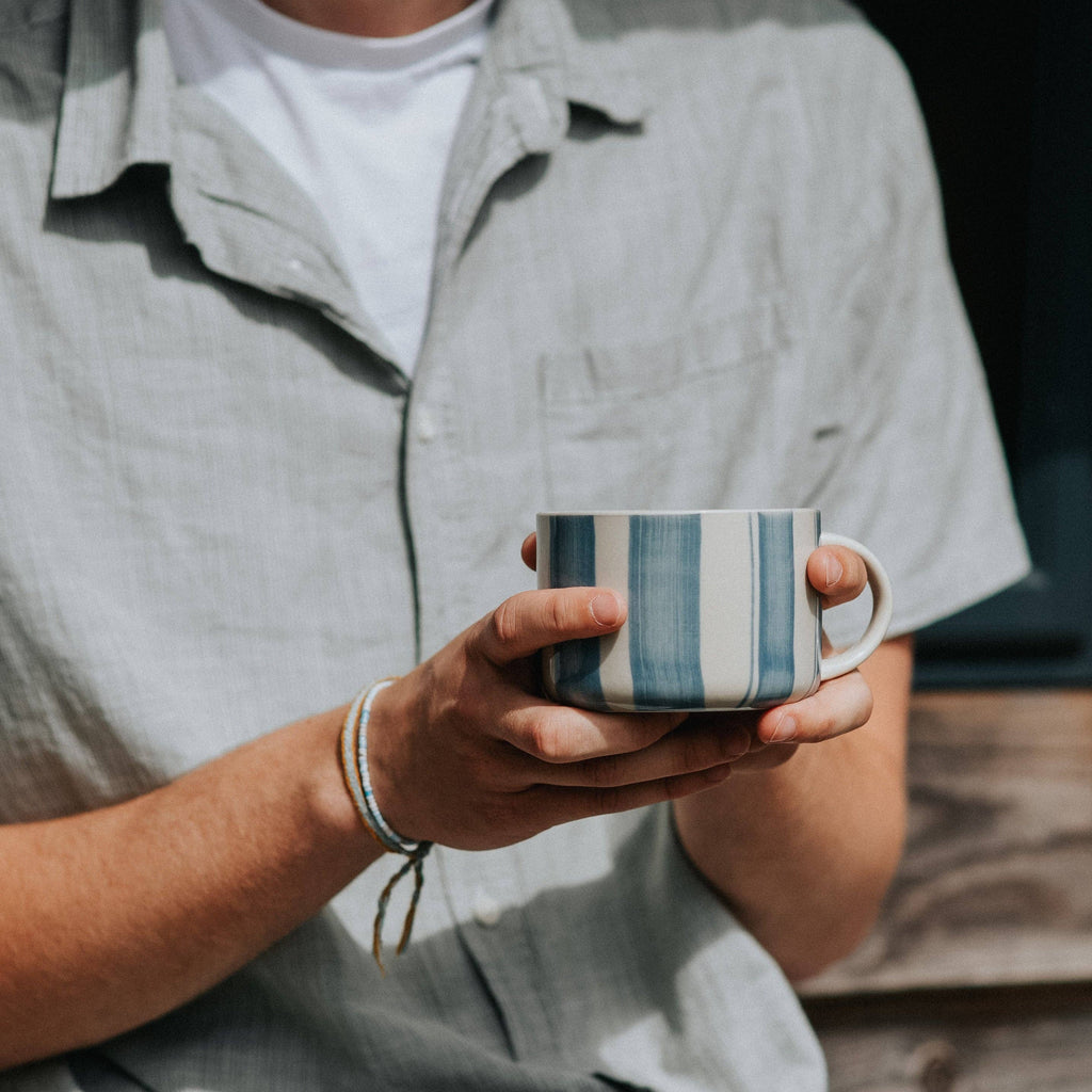Kindred Mugs - Cornflower Mug - Brushed Light Blue - Large (Set of 2)