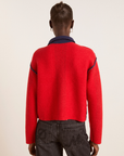 Damson Madder Bibi Boxy Reversible Cardigan