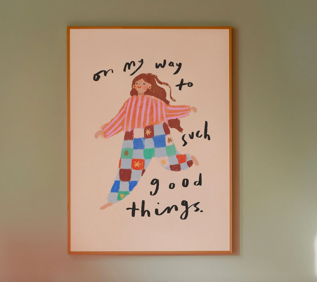 Martha Ratcliff Illustration - On My Way To Do Great Things - A4