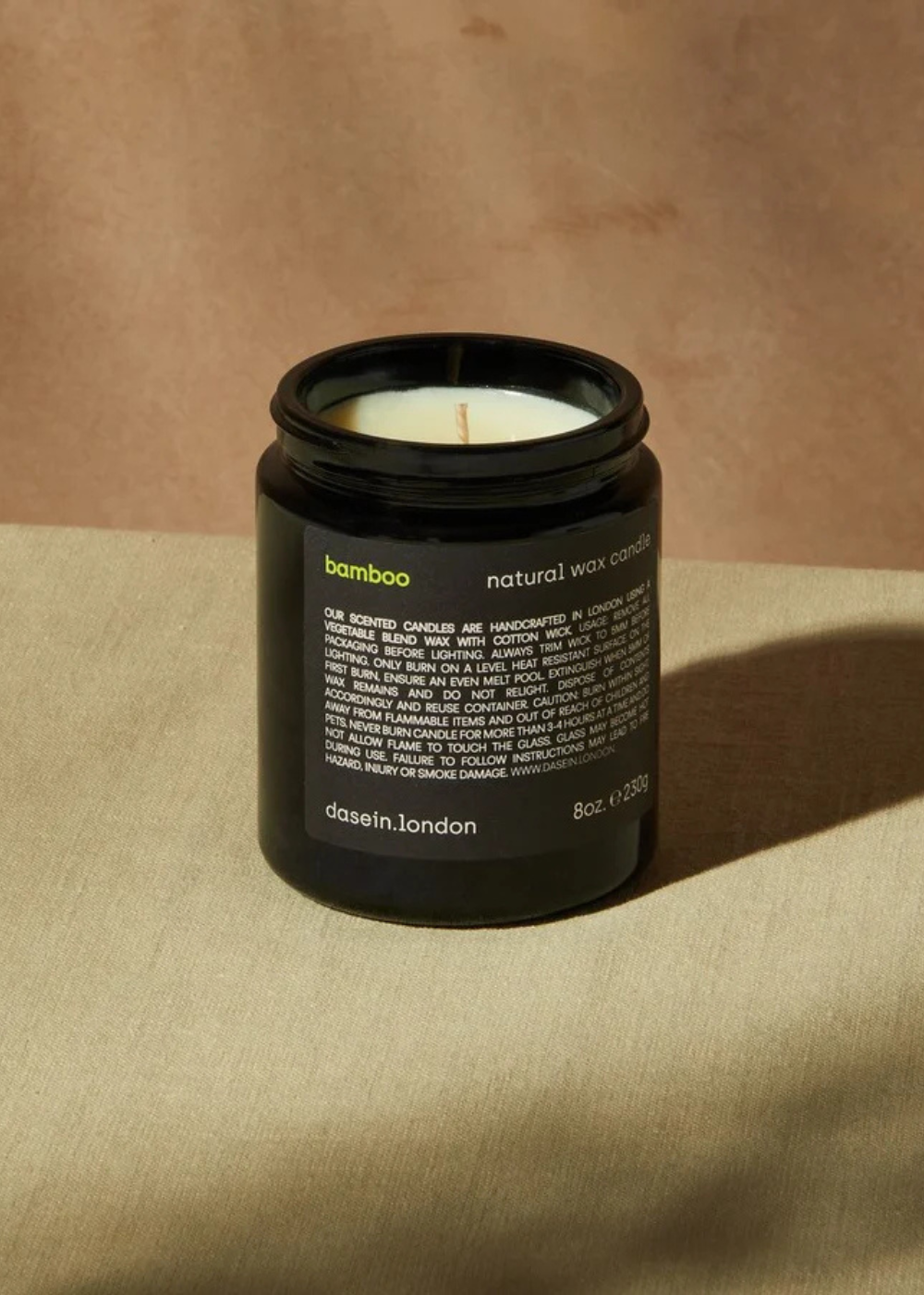 Bamboo Natural Wax Candle