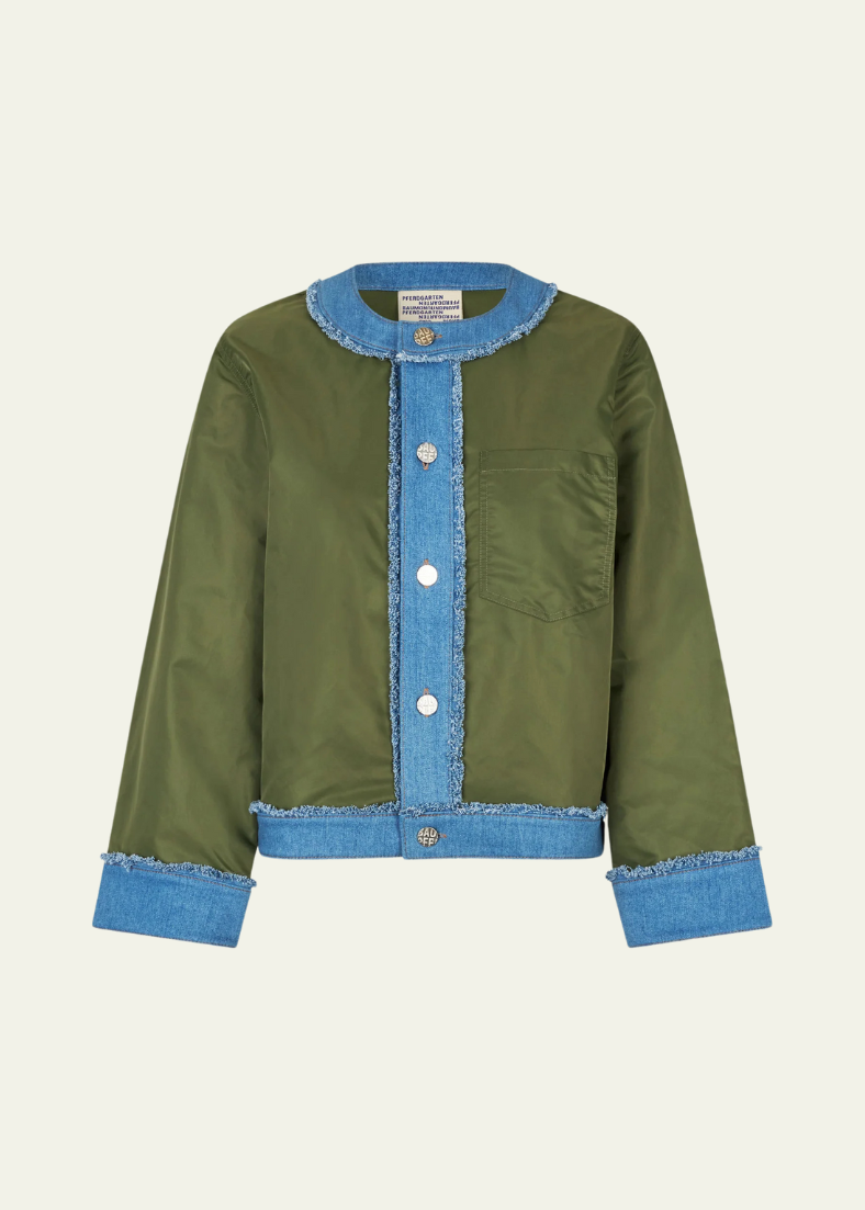 Baum und Pferdgarten Babette Jacket in Azurine Spring Moss