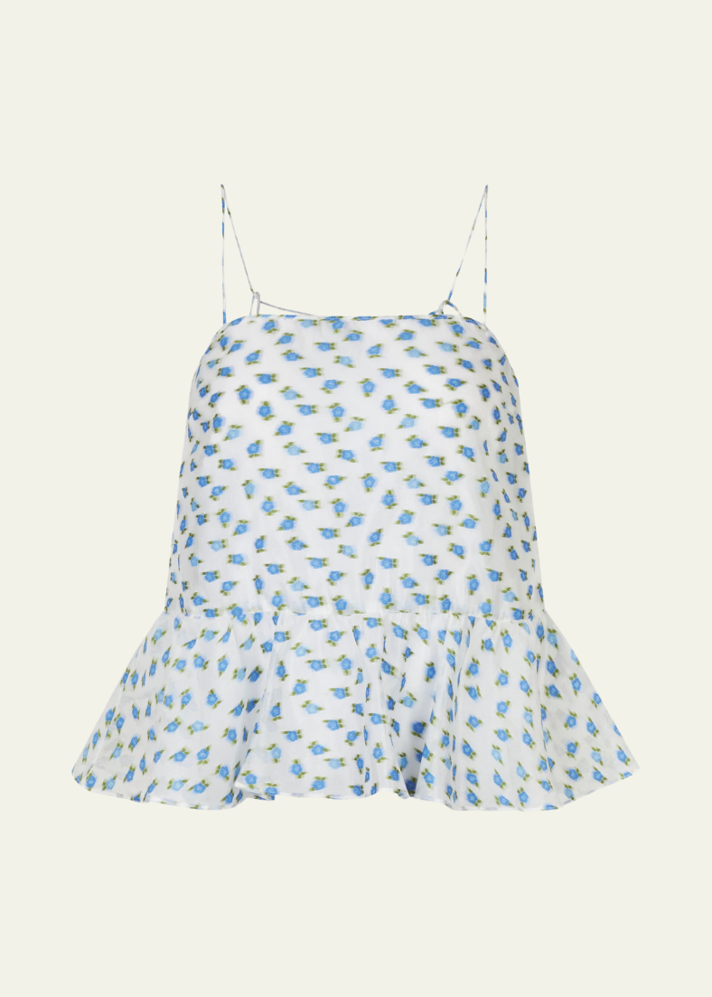 Baum und Pferdgarten Meis Blouse in Petit Azurine Flower