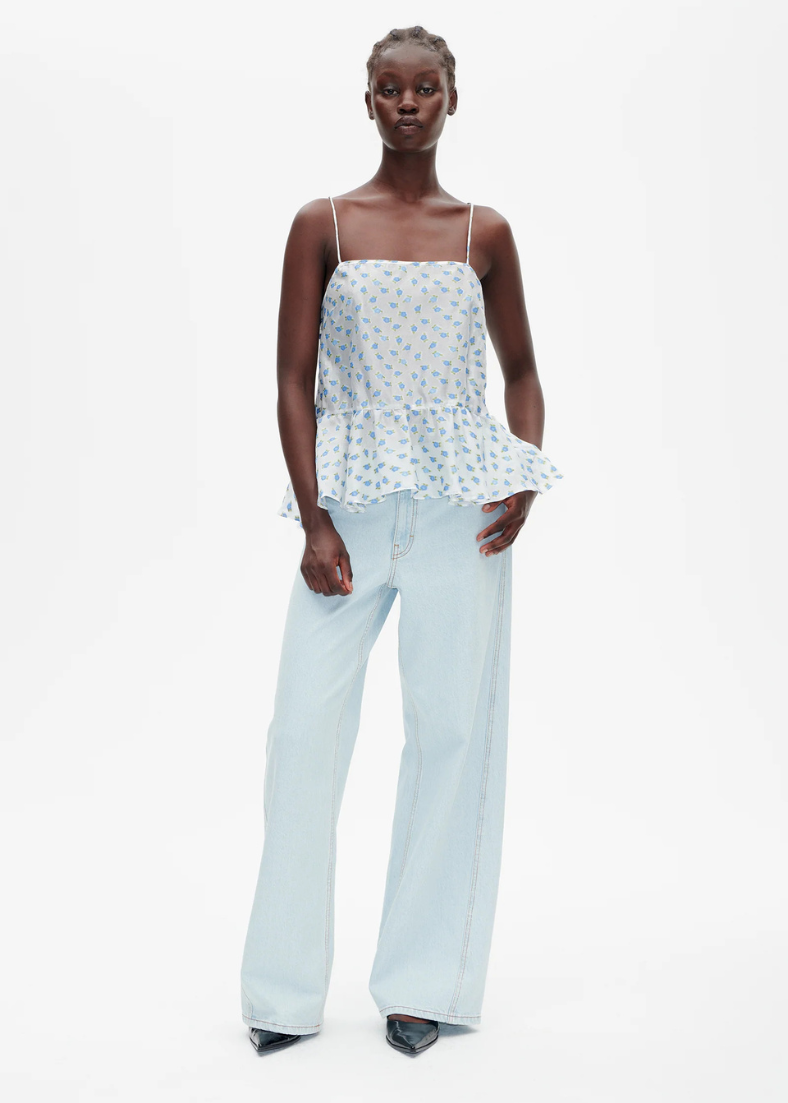 Baum und Pferdgarten Meis Blouse in Petit Azurine Flower