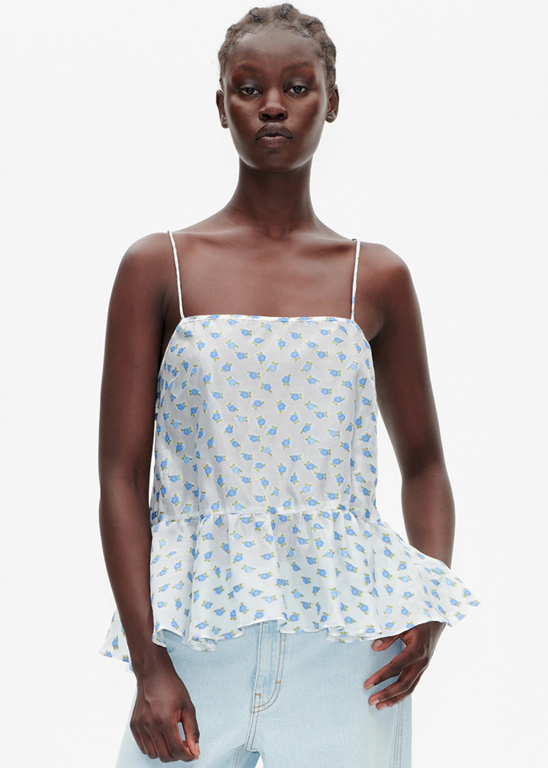 Baum und Pferdgarten Meis Blouse in Petit Azurine Flower