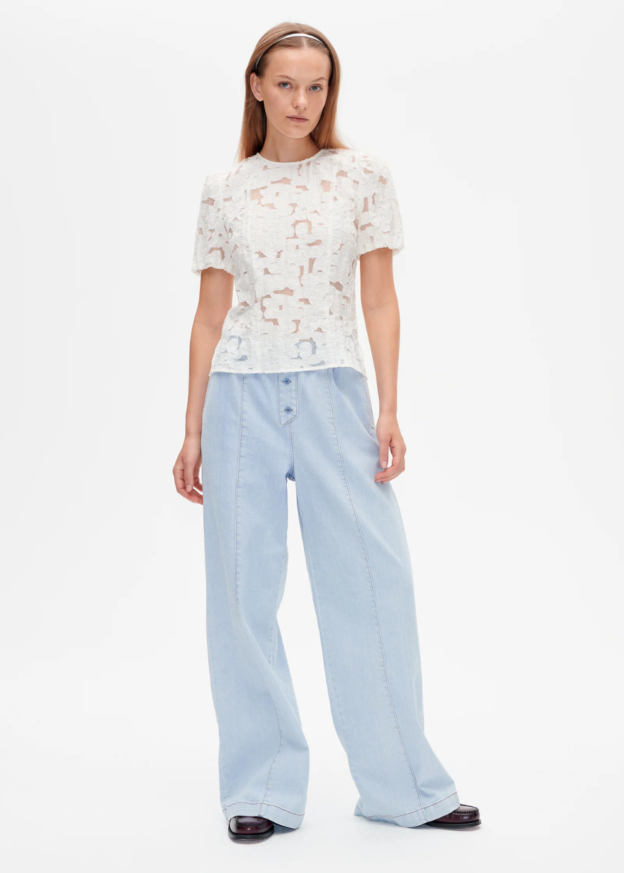 Baum und Pferdgarten Noiella Trousers in Azurine Blue Patch