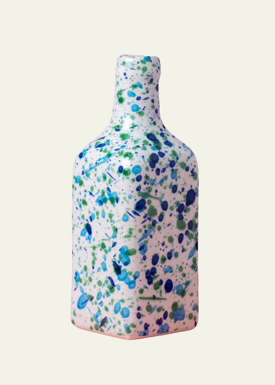 Ceramic Oil Dispenser in Blue Splatter (475mL)