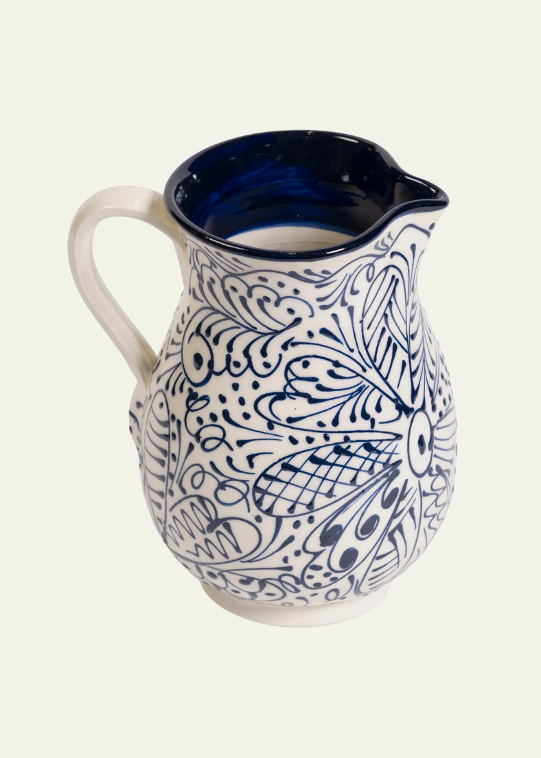 Ceramic Table Jug in Blanca Design 