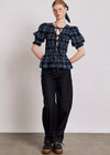 Damson Madder Bluebelle Blouse - Navy Check