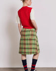 Damson Madder Kat Kilt - Green Check