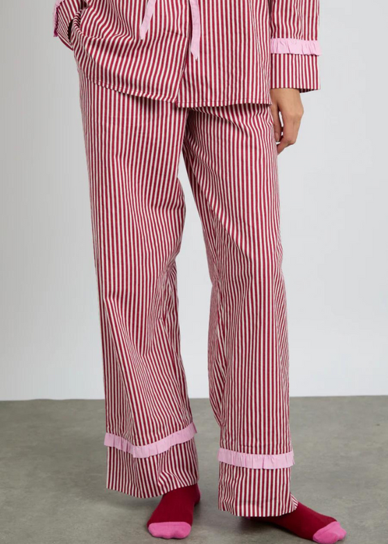 Damson Madder Antonella PJ Set - Red Stripe