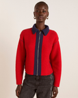 Damson Madder Bibi Boxy Reversible Cardigan