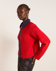 Damson Madder Bibi Boxy Reversible Cardigan