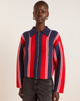 Damson Madder Bibi Boxy Reversible Cardigan