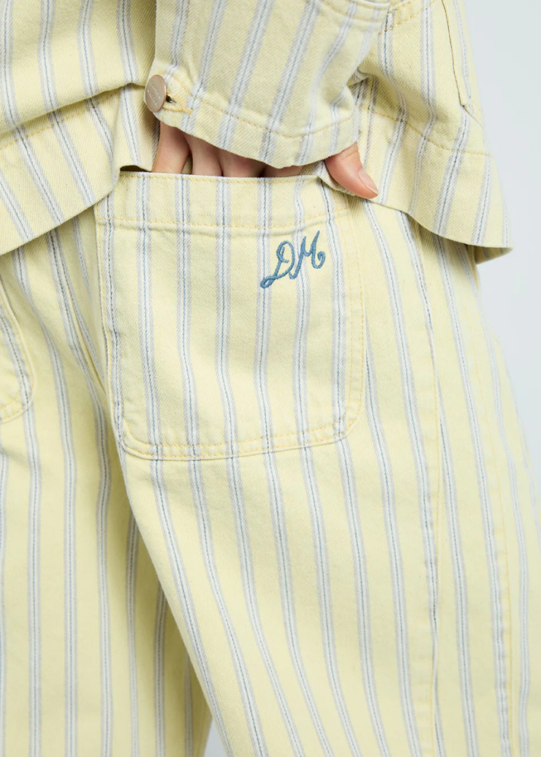 Damson Madder Felix Jean - Butter Business Stripe