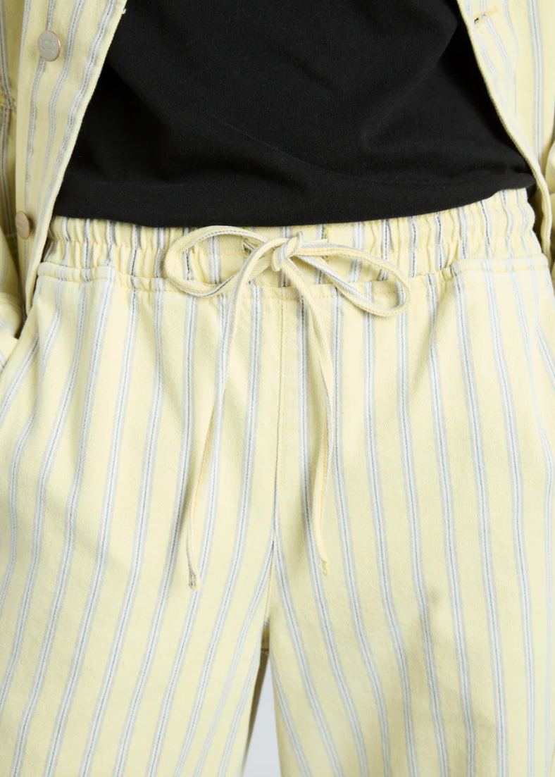 Damson Madder Felix Jean - Butter Business Stripe