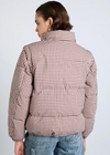 Damson Madder Jennifer Check Puffer - Chocolate Gingham