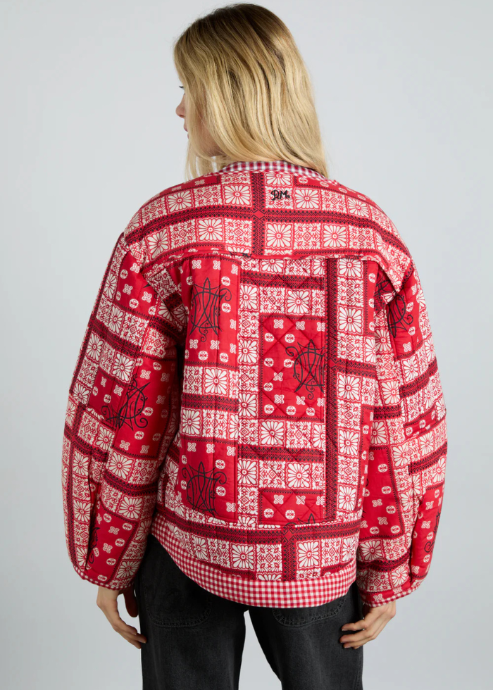 Damson Madder Macy Jacket - Red Bandana