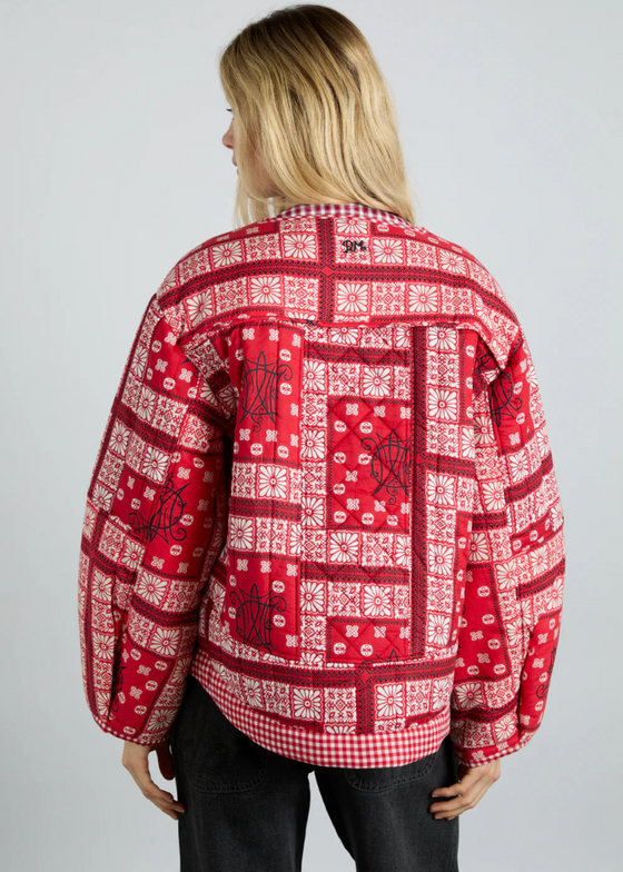 Damson Madder Macy Jacket - Red Bandana