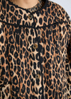 Damson Madder Macy Quilted Jacket - Leopard