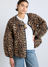 Damson Madder Macy Quilted Jacket - Leopard