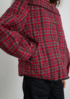 Damson Madder Macy Quilted Jacket - Red Check